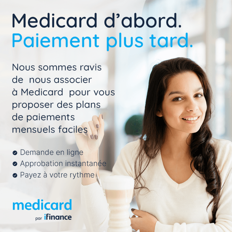 Financement disponible avec Médicard
